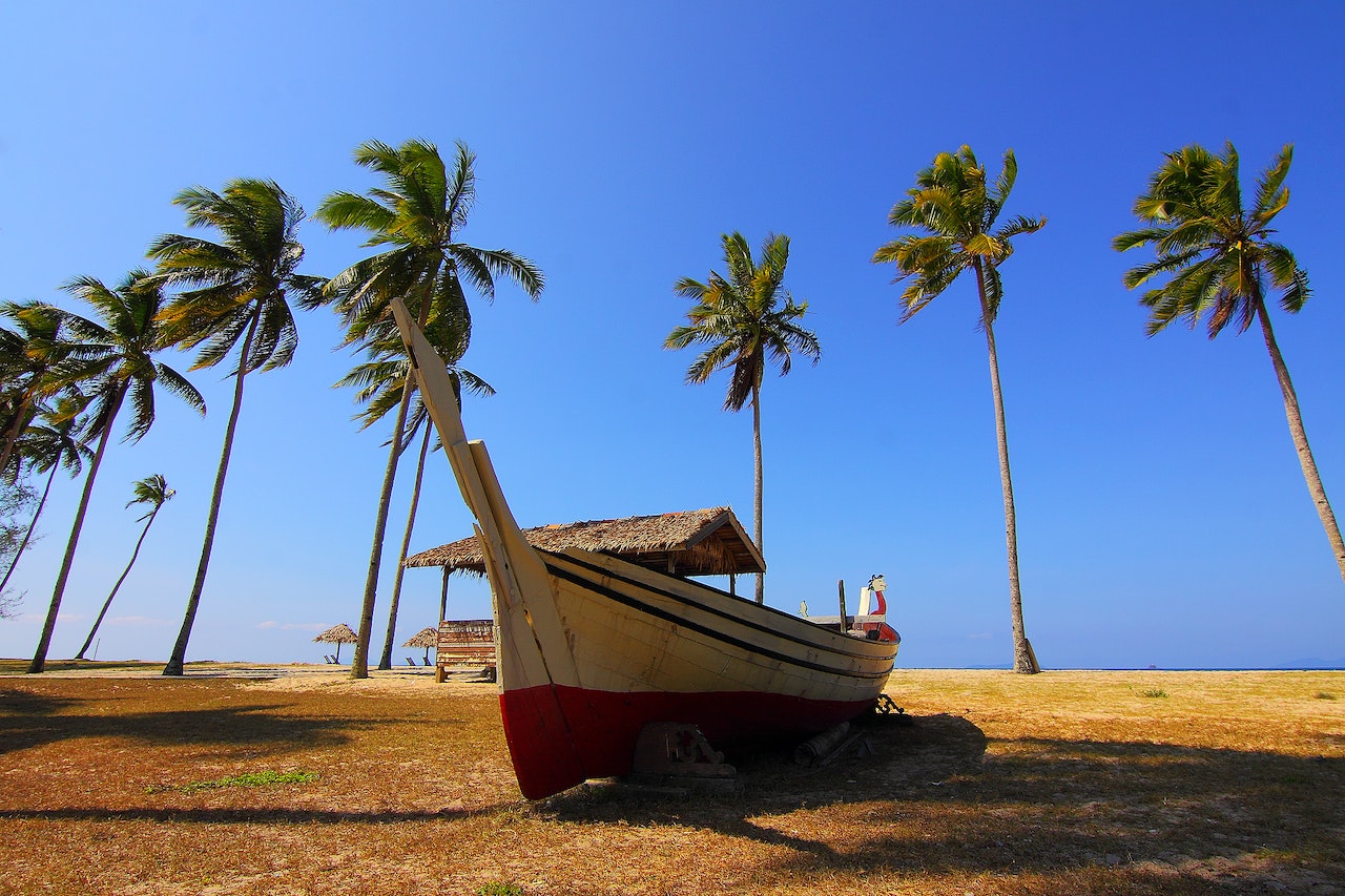 Um lugar agradável para curtir com a família.Imagem livre de diretos autorais.