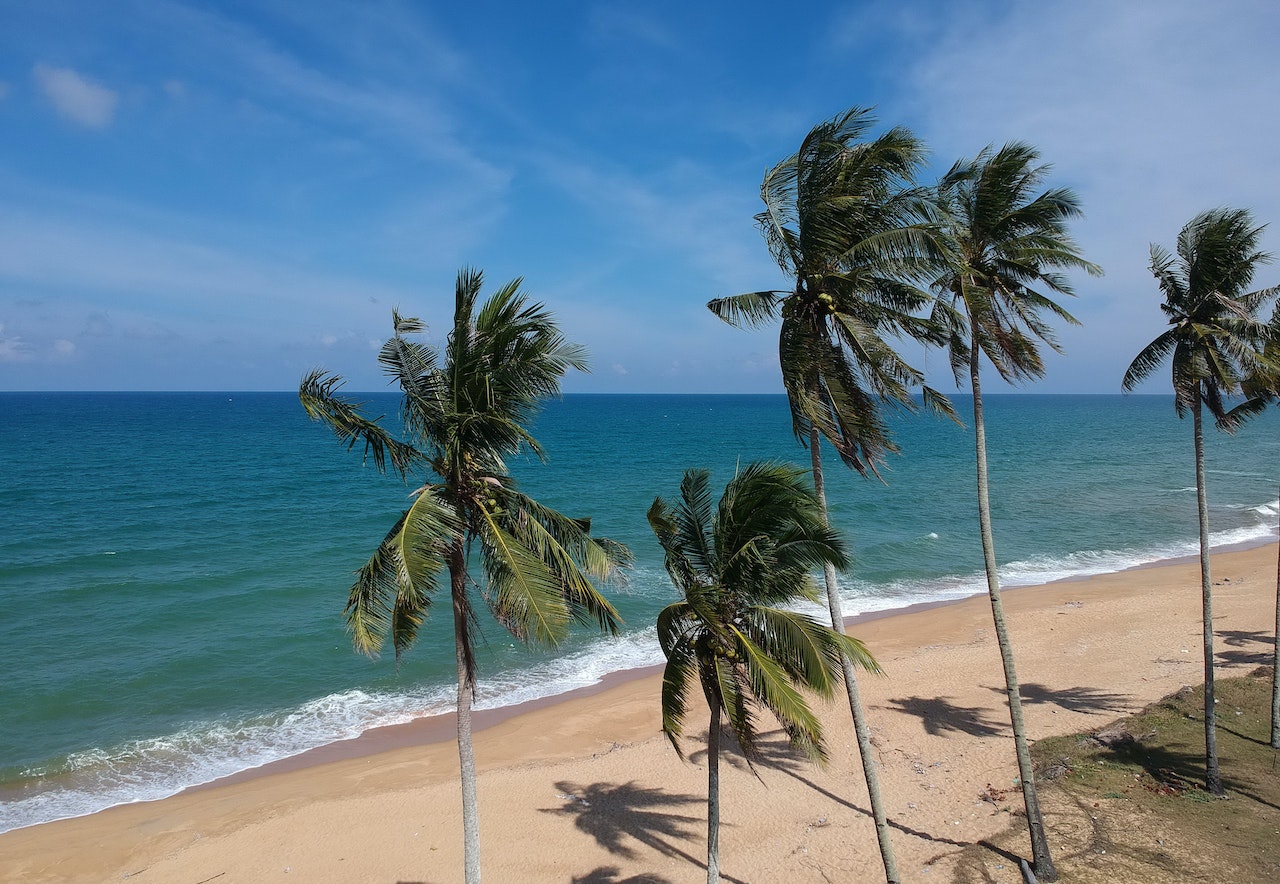 A região se assemelha ao Caribe.Imagem livre de Direitos Autorais.